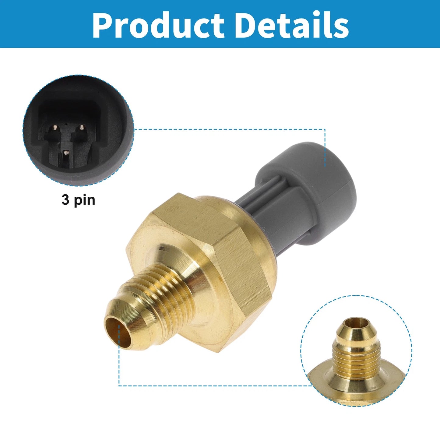 Engine Oil Pressure Sensor No.BC319G824AA for Ford F-150 3.0L Turbo (2018–2020)