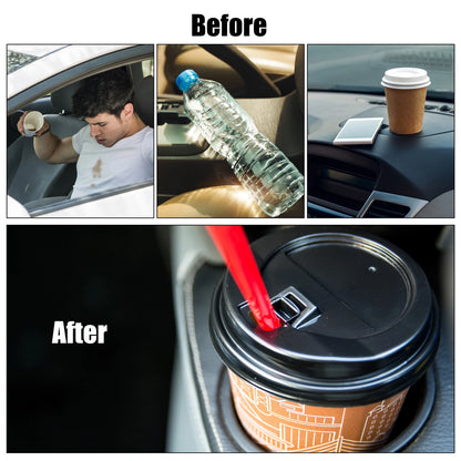 3pcs Black Folding Drink Cup Holder for Universal Car Boat Marine RV