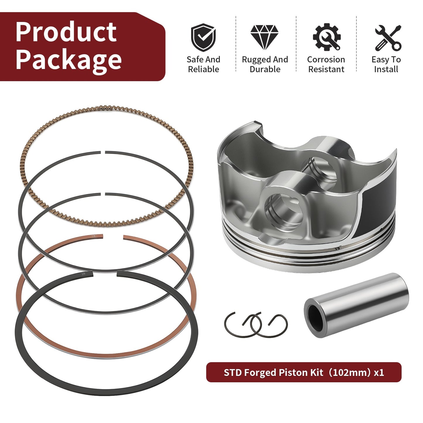 Top End Rebuild Kit for Yamaha Grizzly 700 (2007–2013)