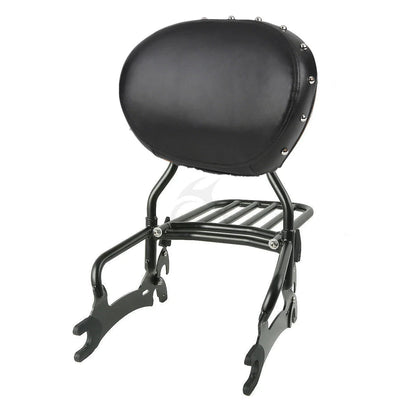 Sissy Bar Backrest Pad Luggage Rack for Indian Chief Vintage Classic (2014-2023)