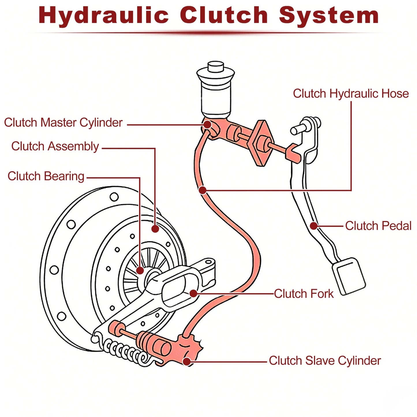 Clutch Master Cylinder for Chevrolet Captiva (2007–2018) 24251413