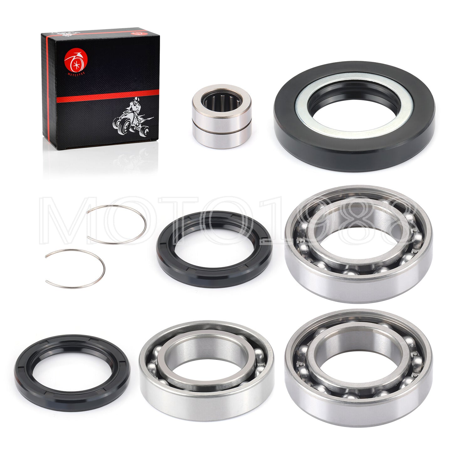 Rear Differential Bearing Seal Kit for Honda Rancher 420 TRX420 (2007–2023)
