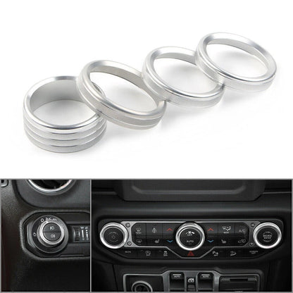 Sun Visor Clips for Jeep Wrangler JK JL JT (2018–2022)
