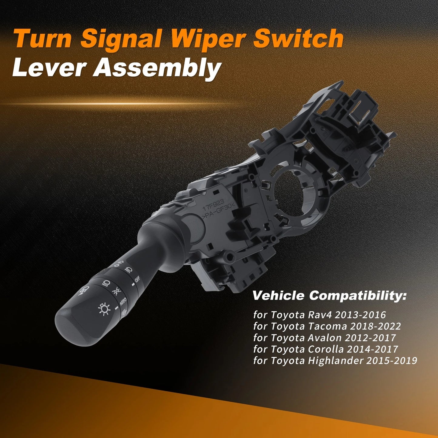 Turn Signal Switch Lever for Toyota Avalon (2012–2017), Highlander (2015–2019), Tacoma (2018–2022)