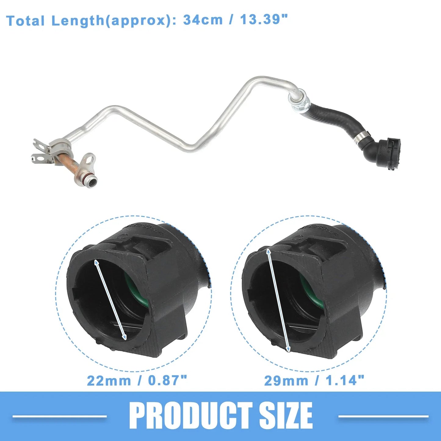 Turbocharger Coolant Return Line for BMW 230i Base 2.0L L4