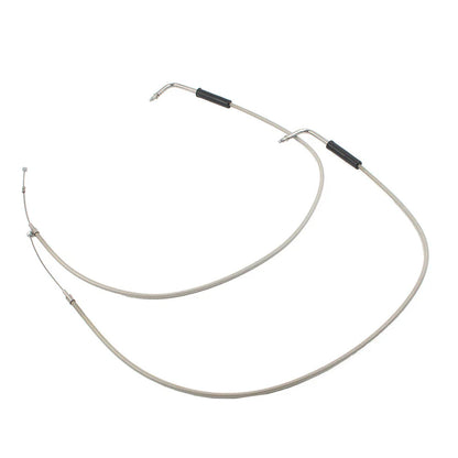 Stainless Steel Throttle Cable for Harley Sportster XL1200, 883, Dyna, Road King