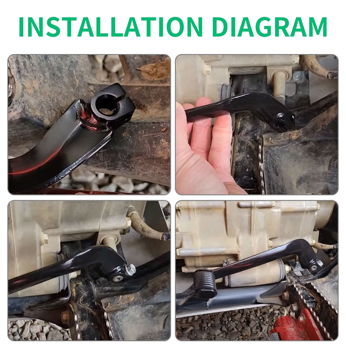 Shifter Lever for Honda TRX 250TM 250 Recon TRX 400 Foreman (2000–2006)