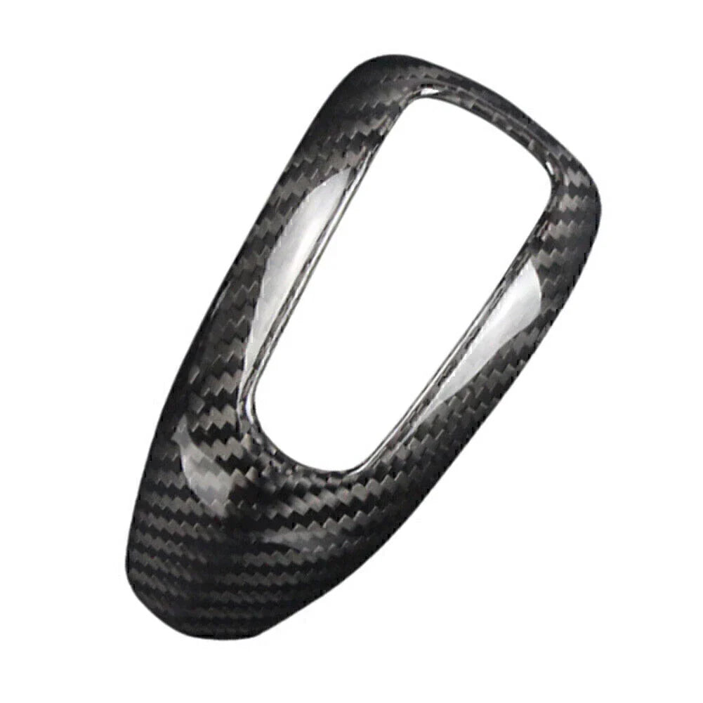 Carbon Fiber Black Gear Shift Knob Cover for Cadillac XT4 (2018-2020)