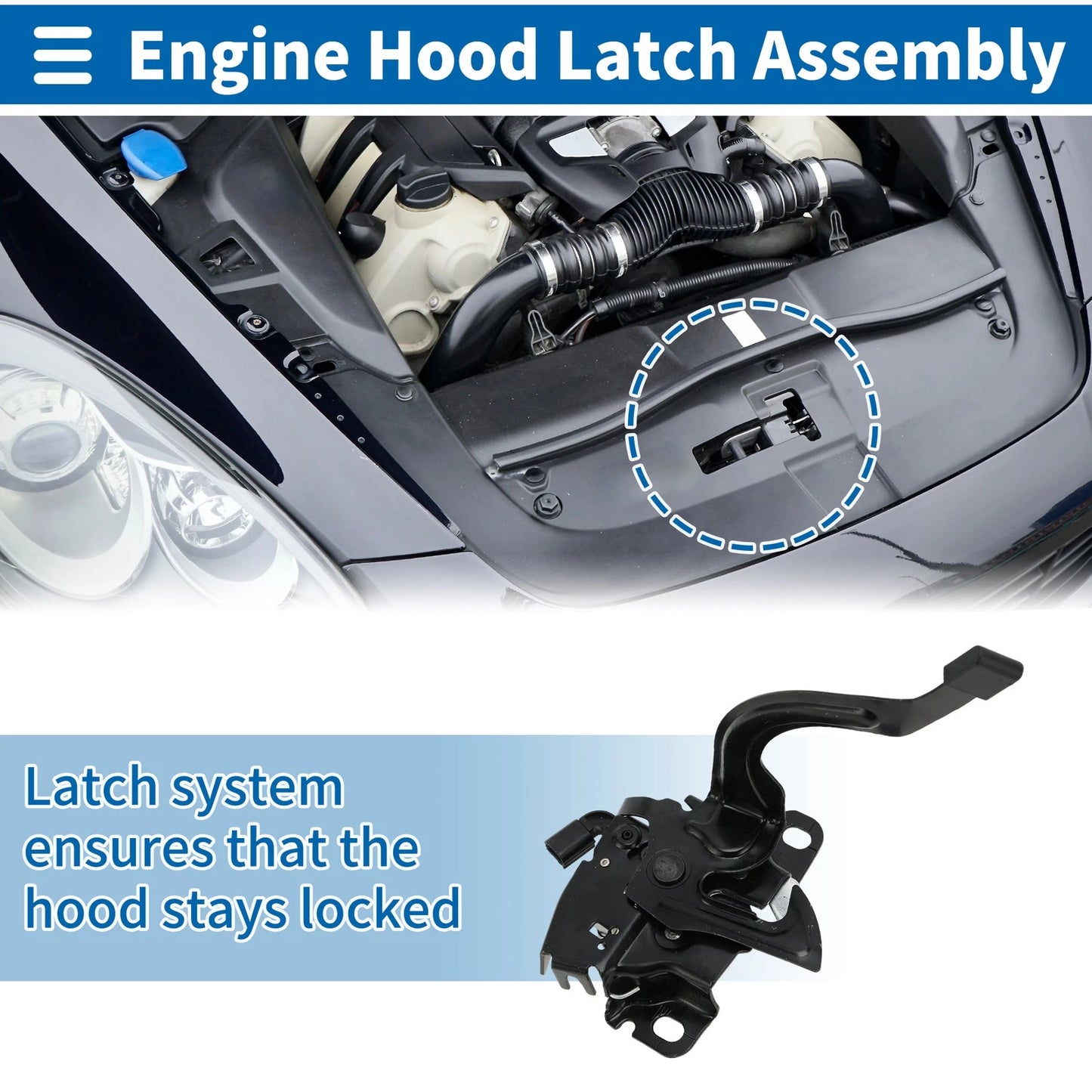 Hood Latch Assembly for Honda CR-V (2017–2022) No. 74120TLAA01 1 Pc