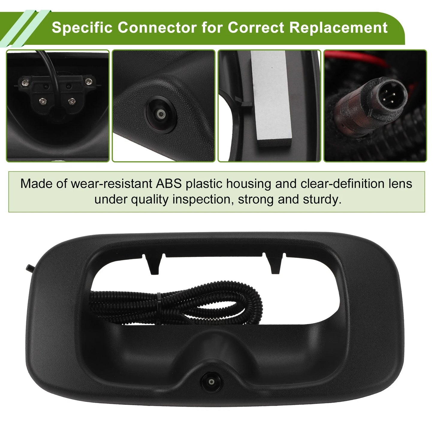 Tailgate Handle Backup Rear View Camera No. 15046512 for Chevrolet Silverado (2014–2019)