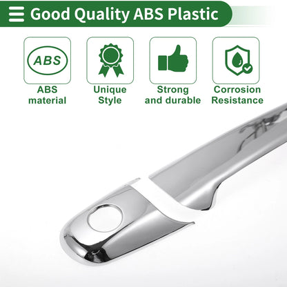 Car Door Handle Cover Trim for Mazda 6 (2003–2008) Silver Tone