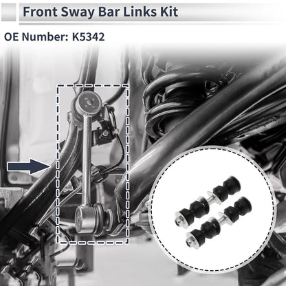 Set of 2 Front Stabilizer Bar Links for Buick Allure (2005–2009) No.K5342