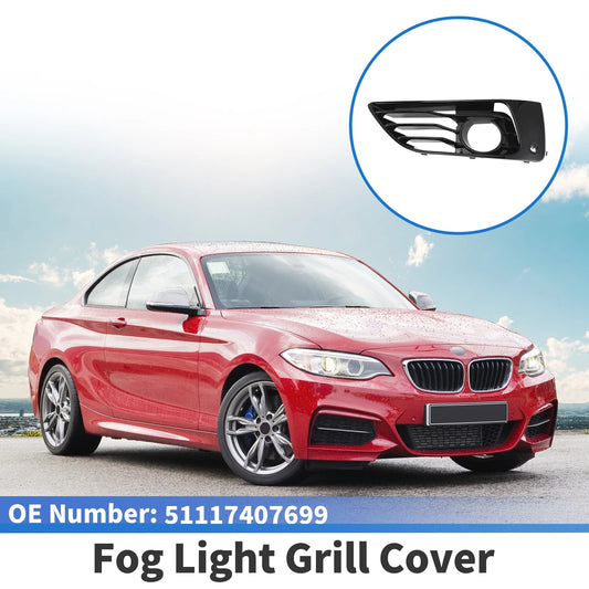 1 Pc Front Left Fog Light Grill for BMW 2 Series (2017-2020)