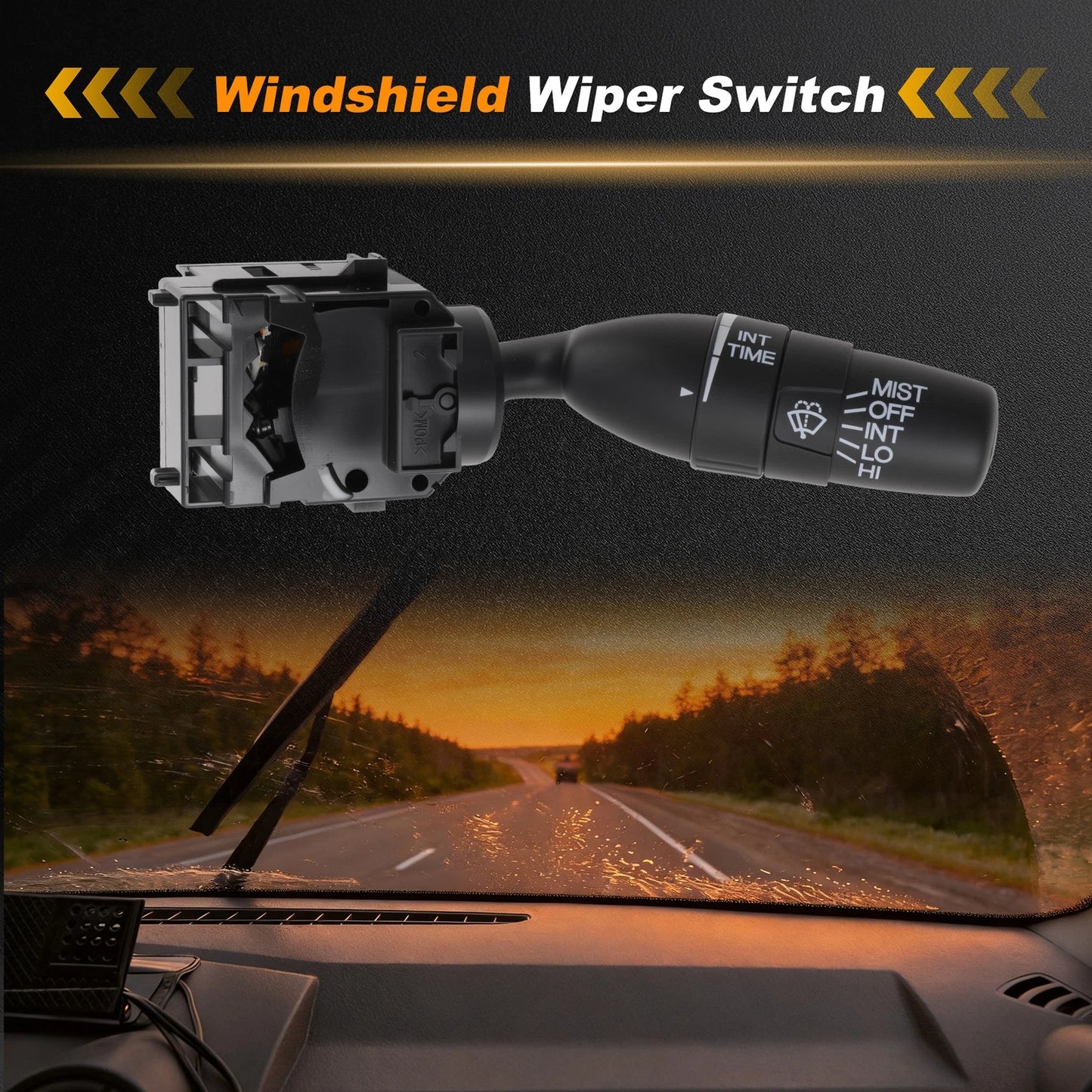Windshield Wiper Control Switch for Honda Civic (2006–2007) No. 35256SNAA12