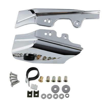 Mid-Frame Air Deflectors Chrome for Harley Electra Glide King (2001-2008)