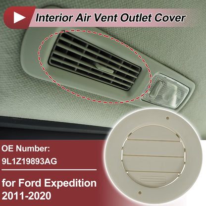 Rear Roof Air Outlet Vent Grille No. 9L1Z19893AG for Ford Expedition (2011–2020)
