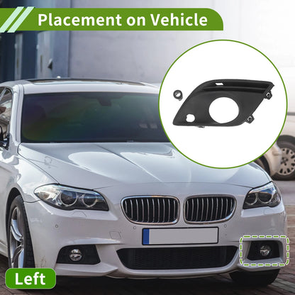 1 Pc Front Left Fog Light Grill for Volvo XC60 (2010-2016) Black