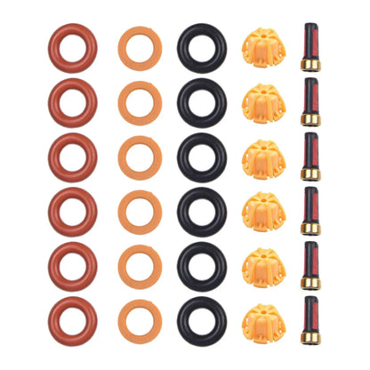 Fuel Injectors Seal Kit / 6 x / for BMW M3 325i 525i E36 E34 (1988–1999)