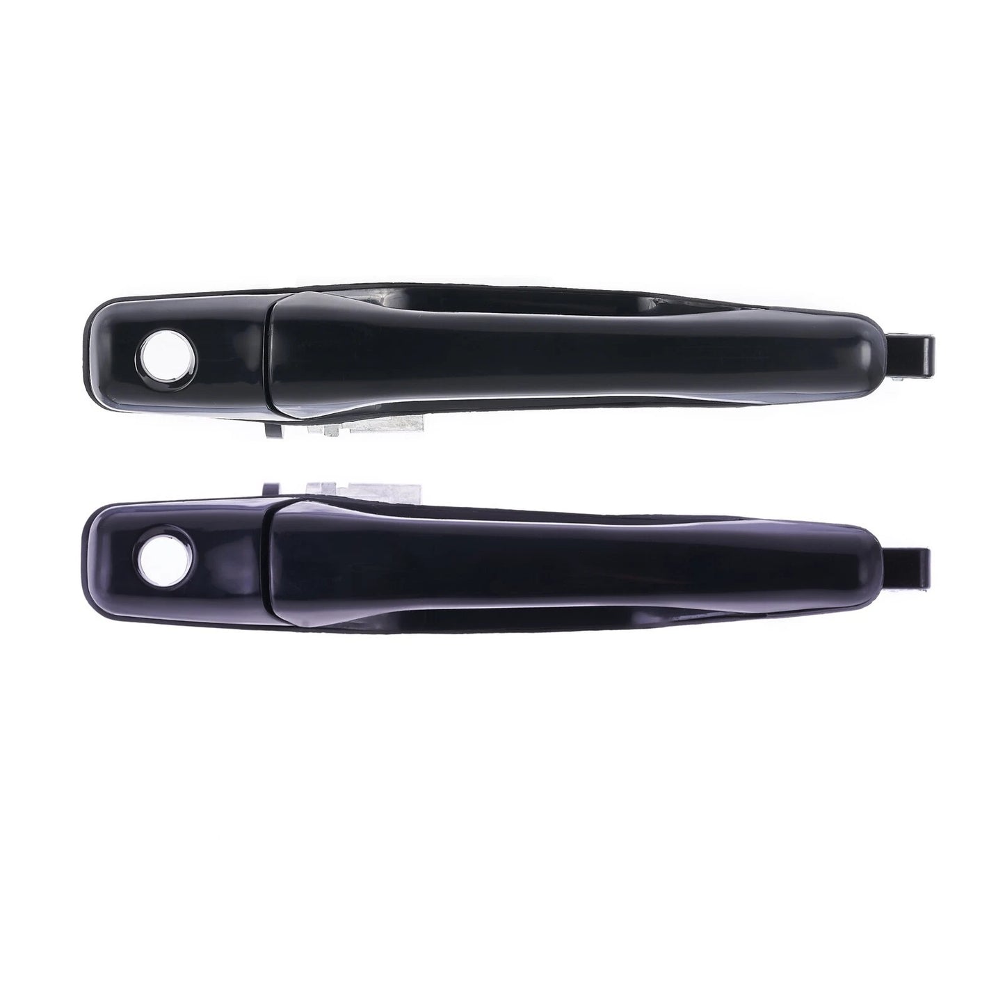 Set of 2 Outer Door Handles for Mitsubishi Lancer (2002–2007) Black