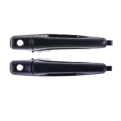 Set of 2 Outer Door Handles for Mitsubishi Lancer (2002–2007) Black