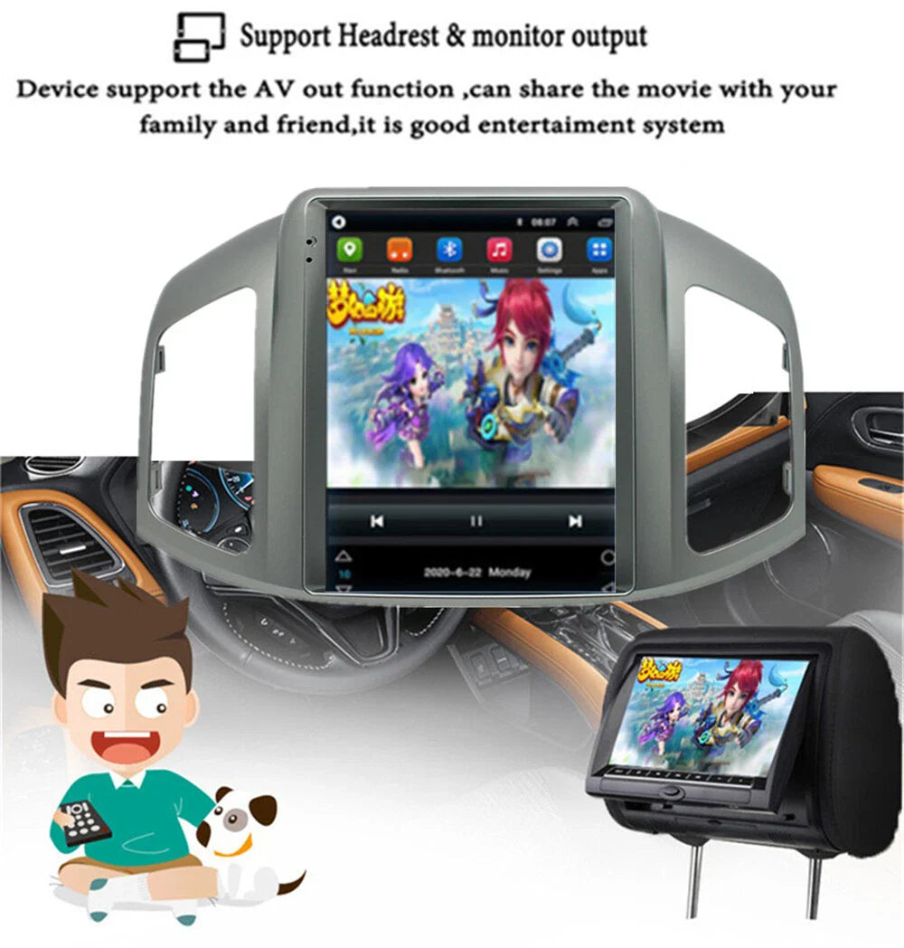 9.7'' Carplay Stereo Radio GPS for Chevrolet Captiva (2011-2017)