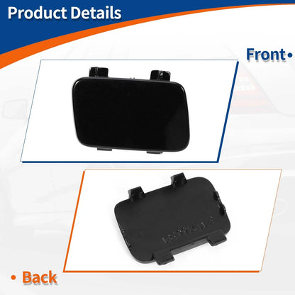 Front Car Bumper Tow Hook Cover for BMW E81 E87 Black Sapphire
