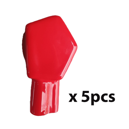 Set of 5 Protective Insulation Battery Positive Terminal Covers