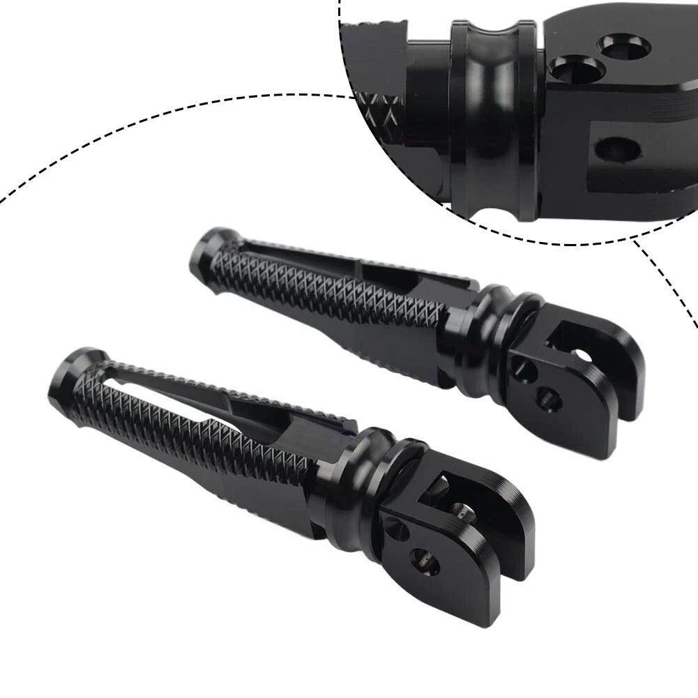 Black Passenger Foot Pegs for Ducati Monster 696 796 695 659 749 999/S/R (2008-2015)