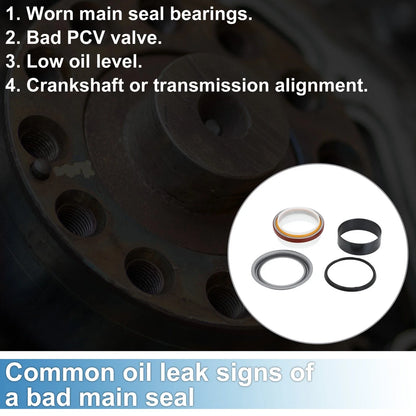 Crankshaft Oil Seal Wear Sleeve Kit for Dodge Ram 5.9L 6.7L 1500 2500 (2002-2023)