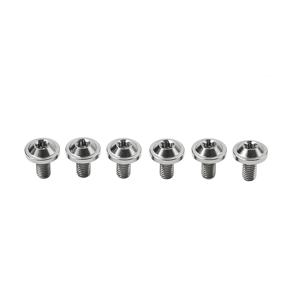 6 x Titanium Alloy M6x10mm Torx Head Bolts for Bike Motorcycle