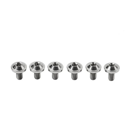 6 x Titanium Alloy M6x10mm Torx Head Bolts for Bike Motorcycle