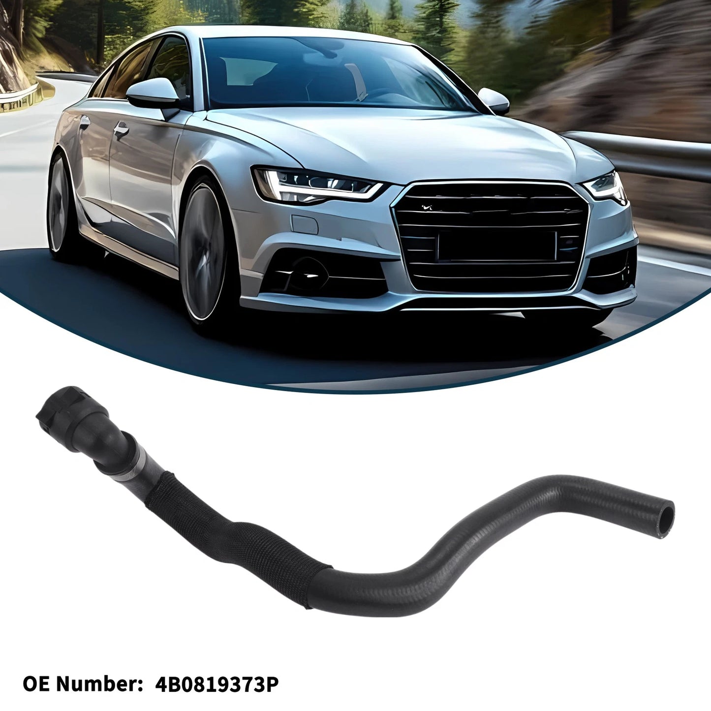 Radiator Hose No. 4B0819373P for Audi A6 (1997–2005)