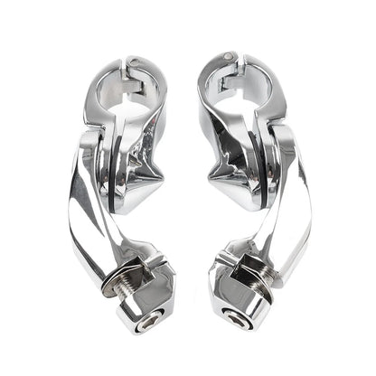 1-1/4 Highway Engine Guard Short Angled Foot Pegs for Harley Iron XL 883 (2011–2023)