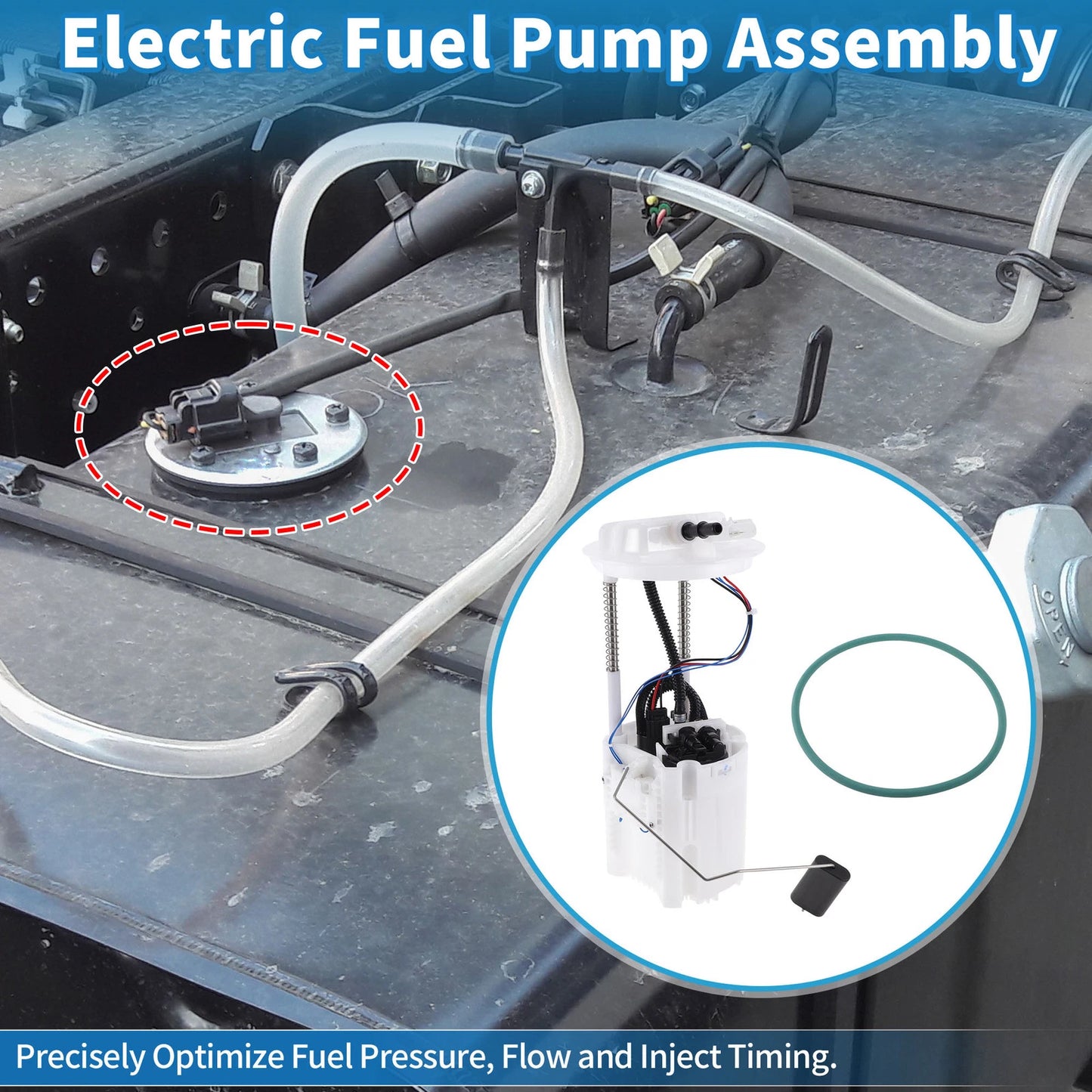 Electric Fuel Pump Assembly No.E7219M for Dodge Nitro (2007–2011) & Jeep Liberty (2008–2012)