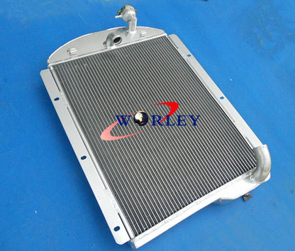 3 Row Aluminum Radiator & Fan for Chevy Pickup Trucks (1941–1946)