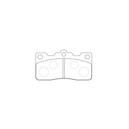 Rear Disc Brake Pad Set for Toyota Carina Celica (1983–1985)