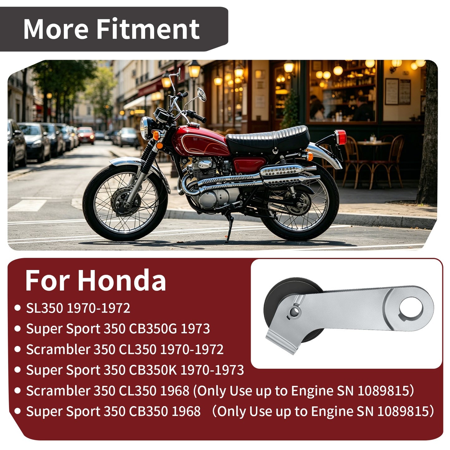 Cam Chain Tensioner for Honda CB350 (1968–1973)