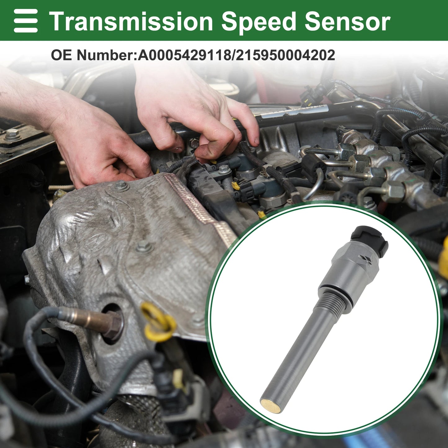 Transmission Speed Sensor for Mercedes-Benz Actros Antos Arocs (No. A0005429118)