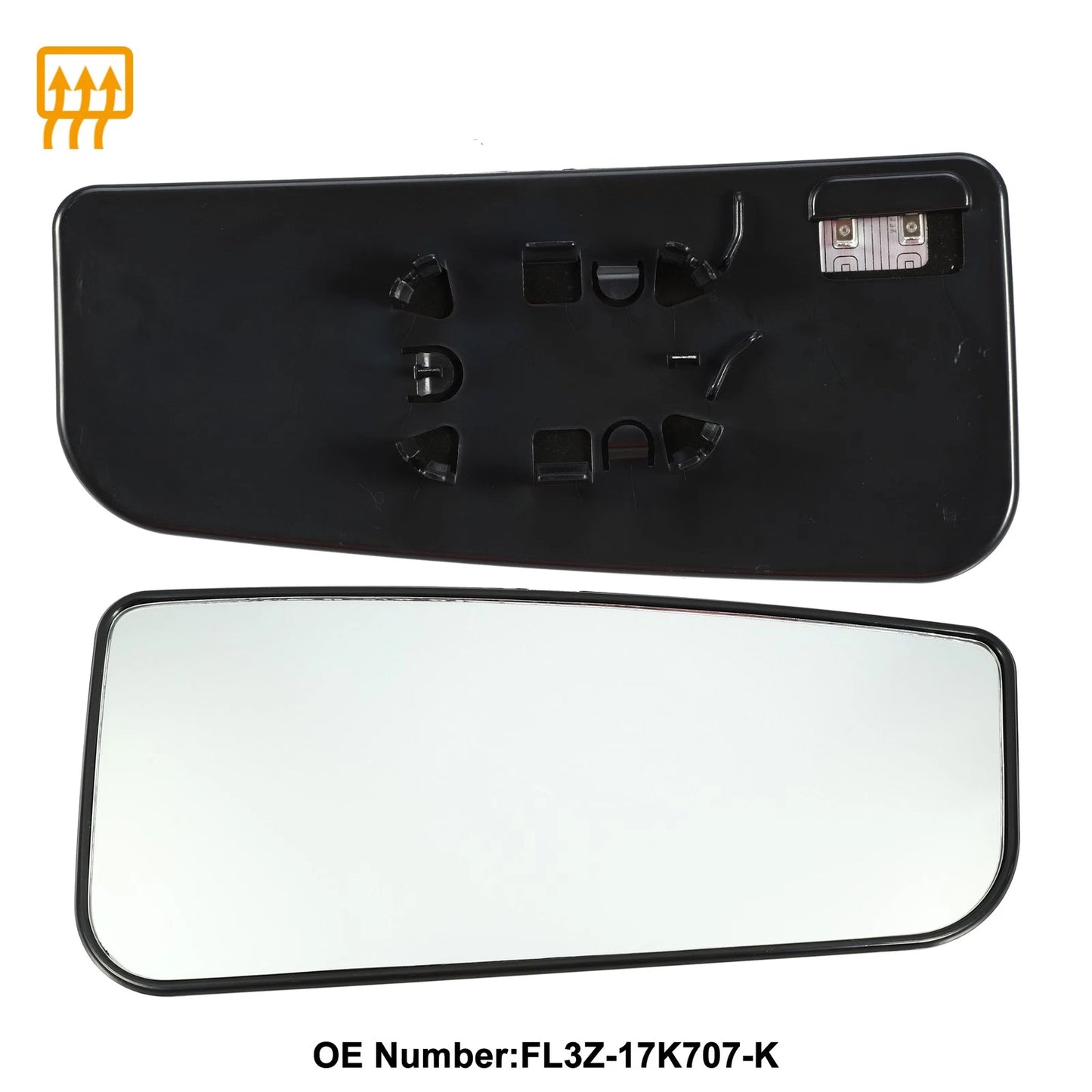 Right Towing Mirror Glass for Ford F-150 F-250 F-350 F-450 F-550