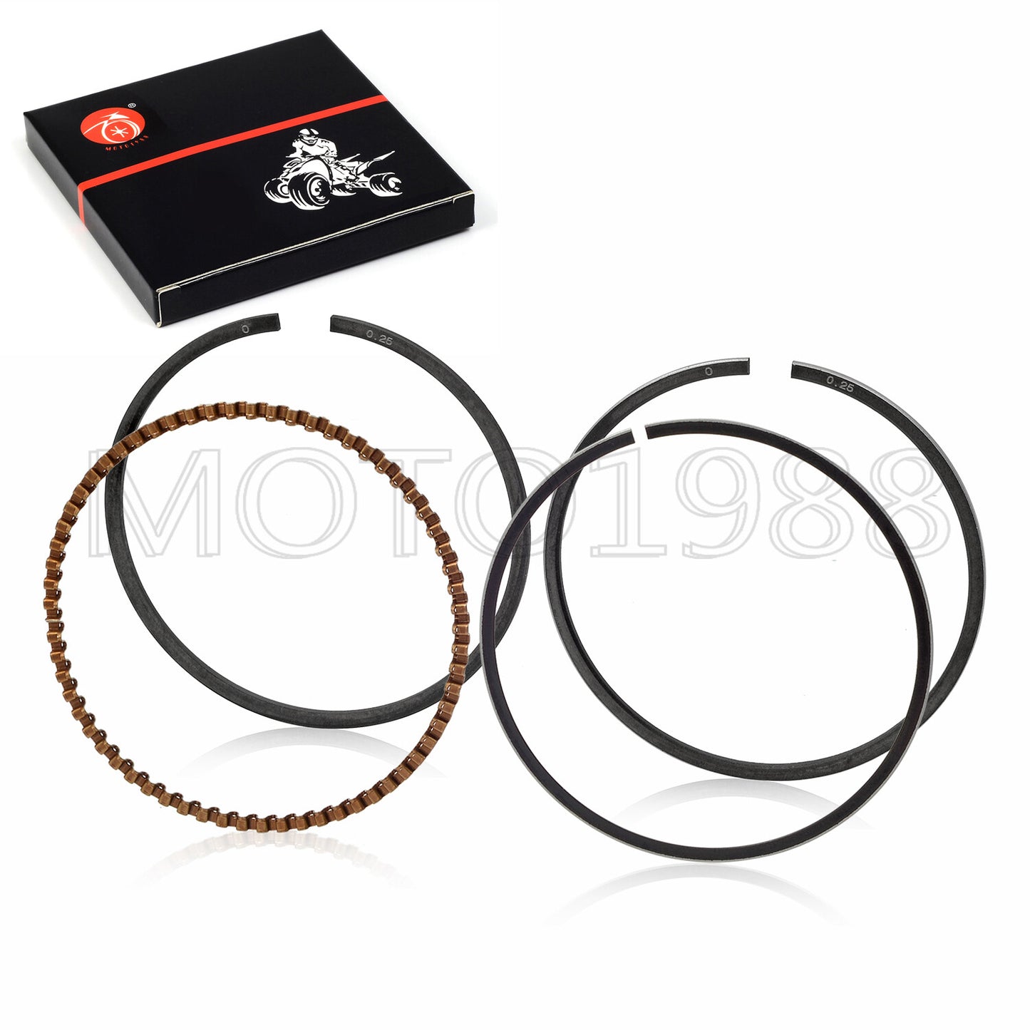 0.25mm Oversize Piston Ring for EZGO Golf Cart Robin 295cc (1991–2008)