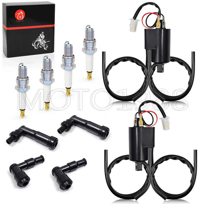 Ignition Coil Spark Plug & Caps for Yamaha XJ650/XJ650L/XJ650R (1980–1983)