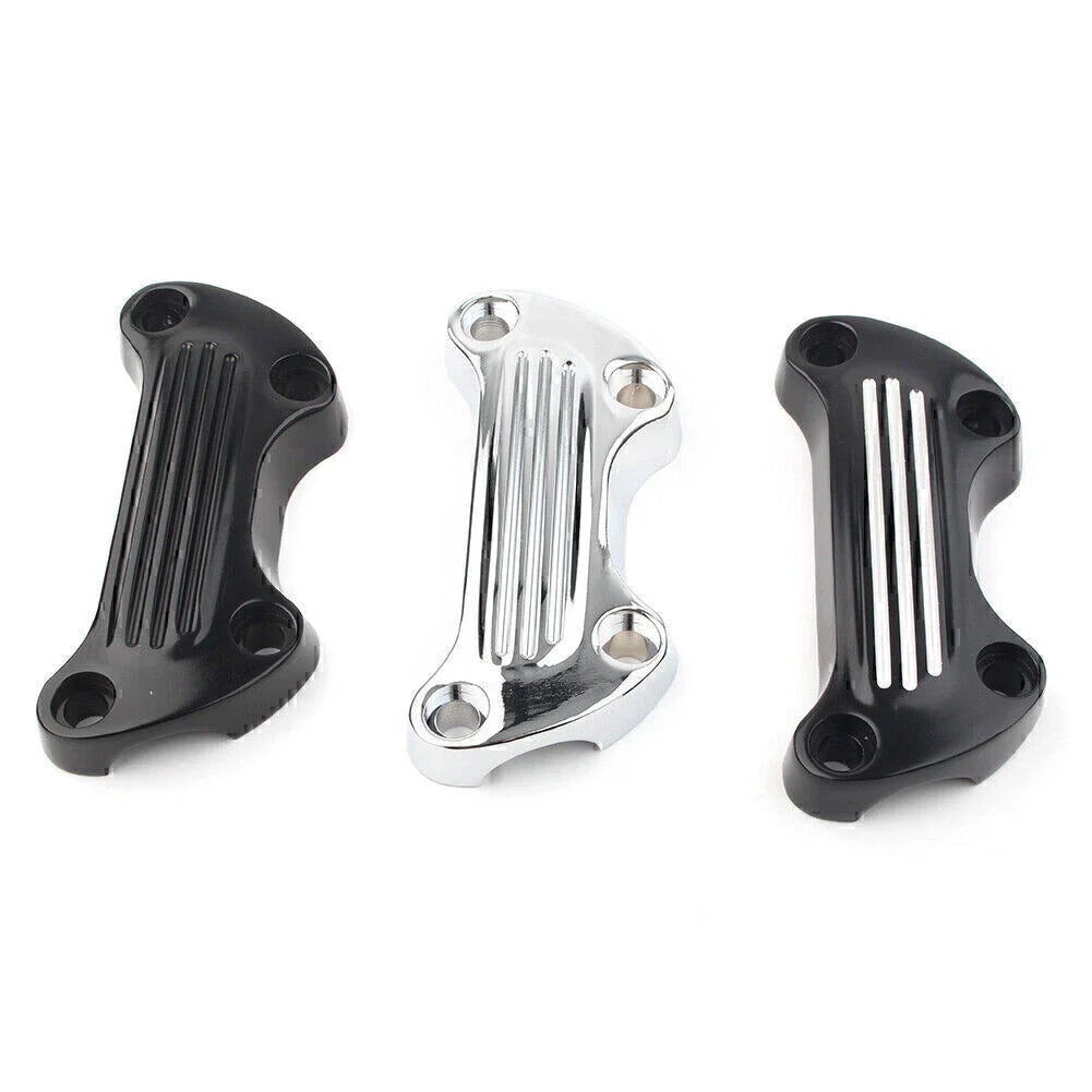 1" Handlebar Riser Top Clamp Cover for Harley Sportster Softail Dyna (2004-2023)