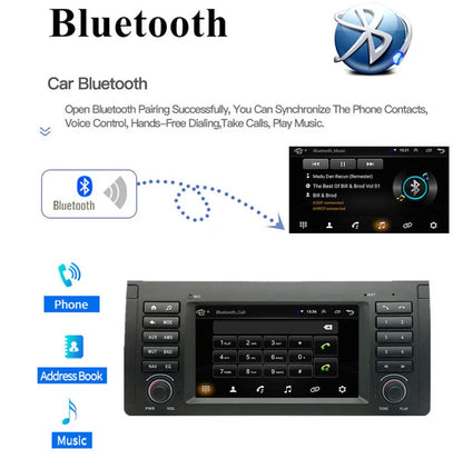 7" Android Car Stereo Radio GPS Navi Head Unit for BMW E39 E53 E38 (1995-2003)
