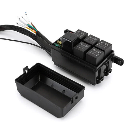 6 Gang Switch Panel with Colorful Back Lights for ATV Circuit Control Box