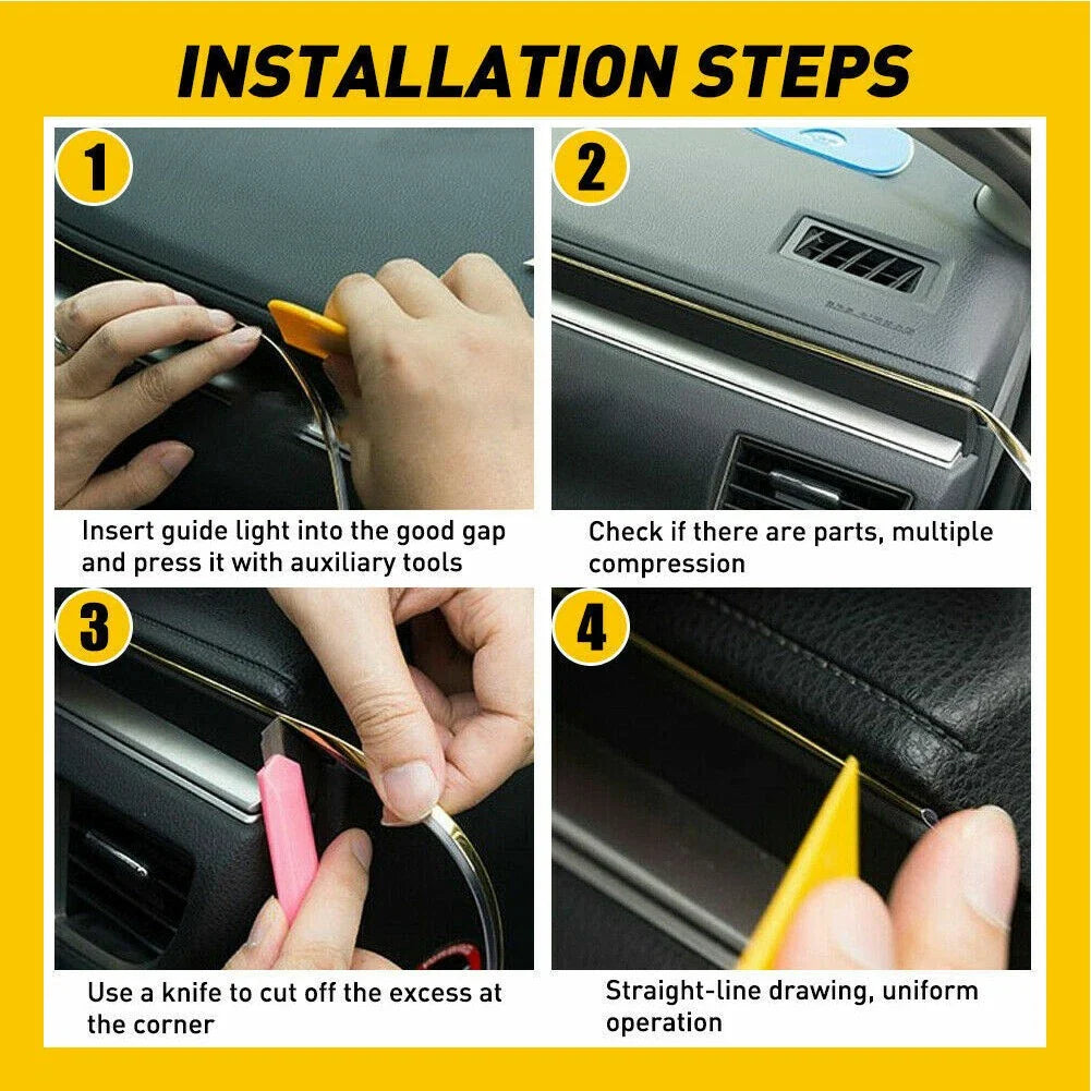 5m LED Car Interior Atmosphere Strip Light
