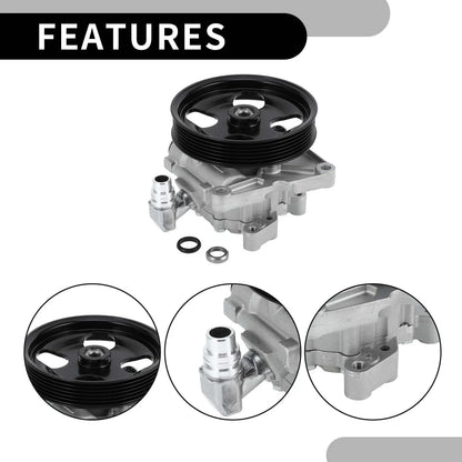 Car Power Steering Pump with Pulley for Mercedes-Benz ML320 (2000-2005)