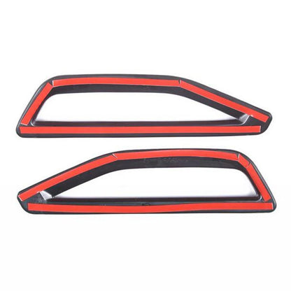 Black Side Fender Air Vent Trim Covers for BMW X5 (2019-2022)