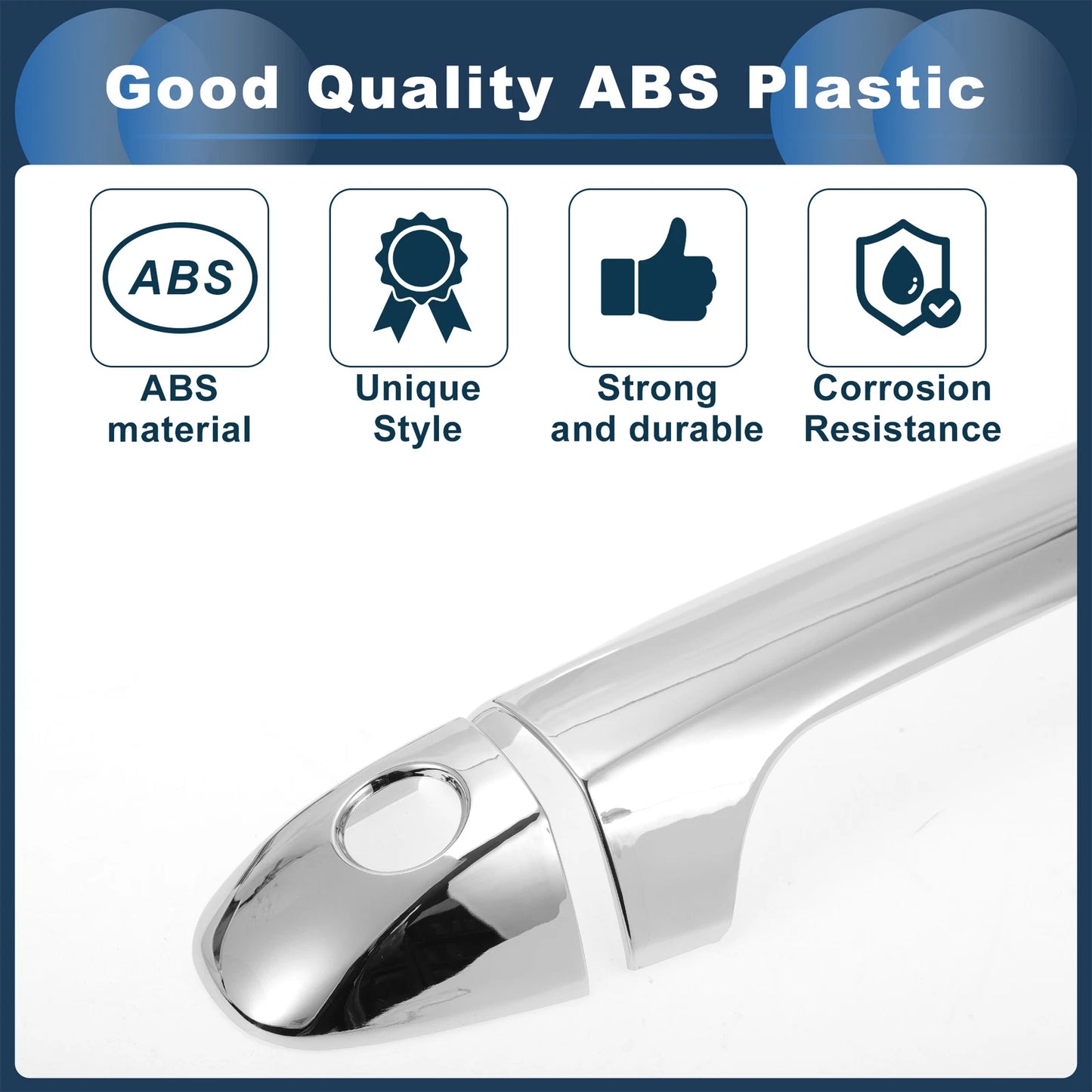 Car Door Handle Cover Trim for Toyota Highlander (2014–2016)