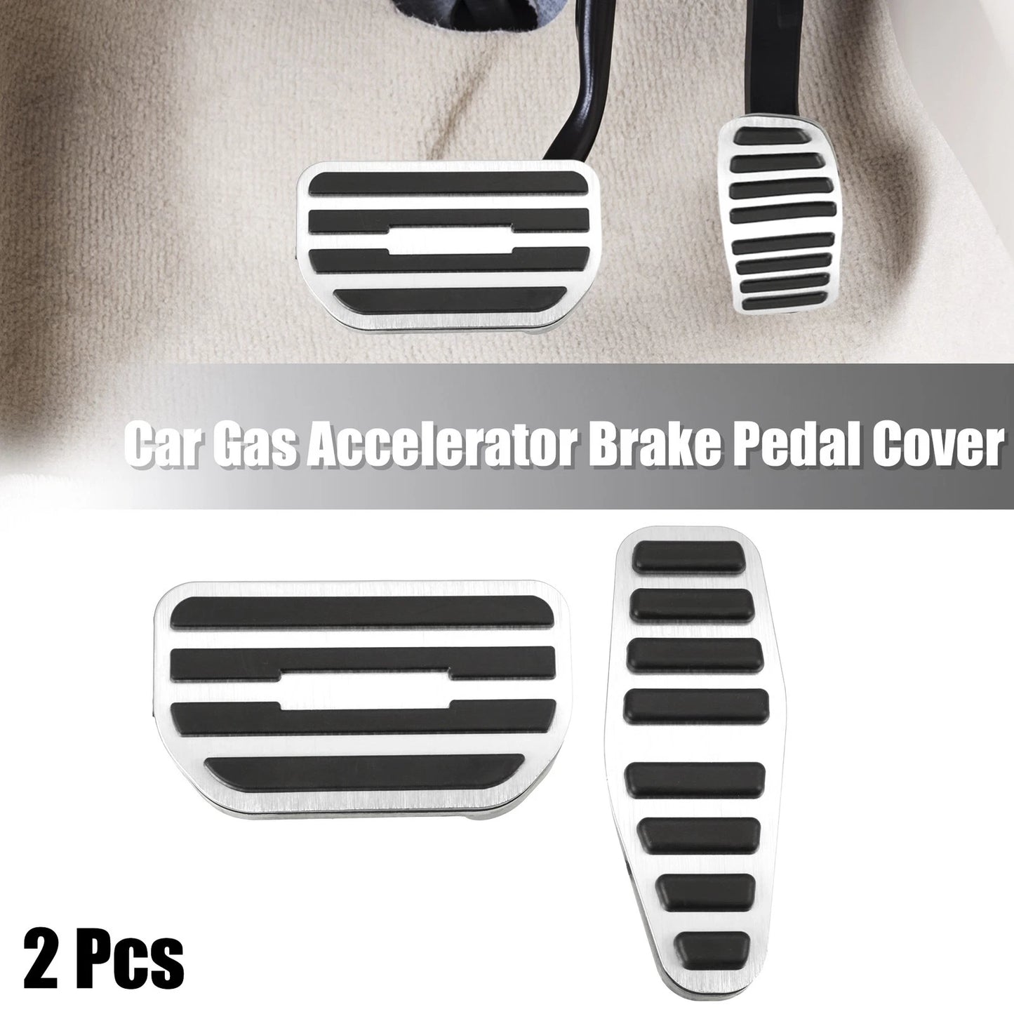 2pcs Gas Accelerator Brake Pedal Cover for Suzuki Jimny JB64W (2018–Present)