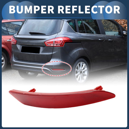 Bumper Reflector No.BS71515B0BD for Ford Fiesta (2015–2019) Red 1pc Rear Right